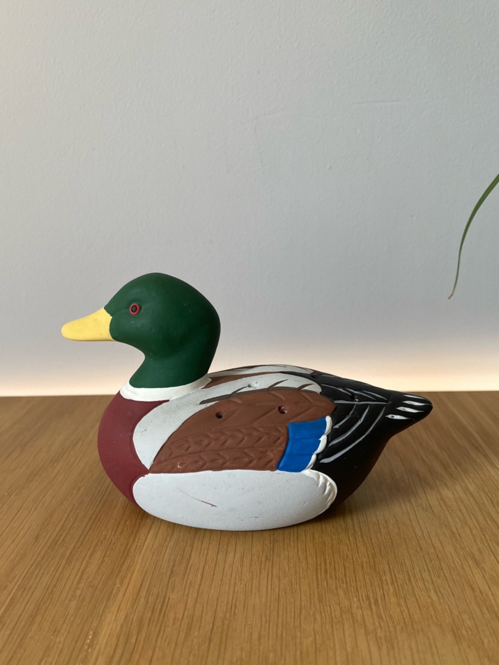 Vintage Coty Mallard Duck Fragrance Holder Pomander Figurine